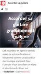 Mobile Screenshot of accordersaguitare.com